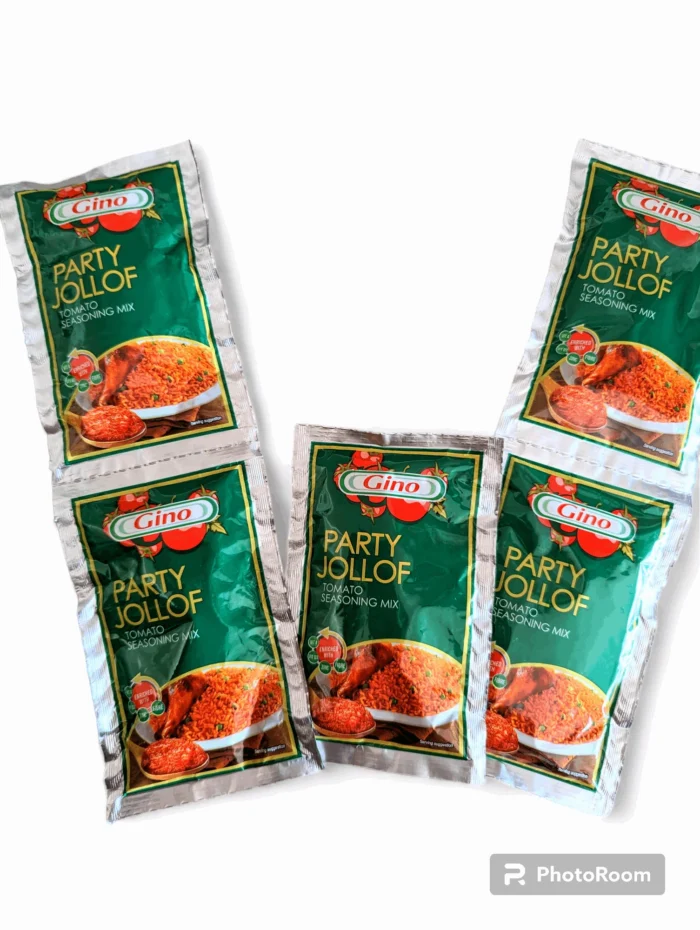 Gino Magic-Tomato Party Jollof 50 x 65g (Sachet) - Image 2